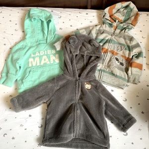 3pc set Baby Jackets 0-3 months